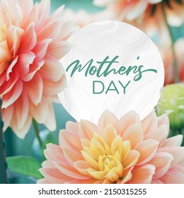 Floral Mother's Day Background With Soft, Feminine And Modern Color Scheme.