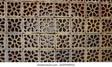 Floral Pattern Clay Roaster – Rustic Background for Design Projects window ventilation system
