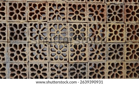 Floral Pattern Clay Roaster – Rustic Background for Design Projects window ventilation system