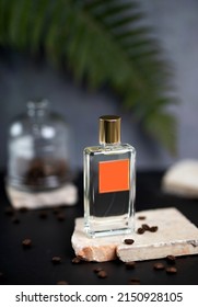 Floral Perfume Bottle With.orange.black.blue.red Parfume.man Parfume.woman Parfume.A Bottle Of Perfume. Women's Parfum In Beautiful Bottle Spray. Modern Luxury Lady Parfum