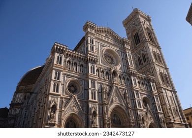 Florence Cathedral and Giotto's Campanile, Tuscany, Italy - (Italian: Cattedrale di Santa Maria del Fiore e Campanile di Giotto)