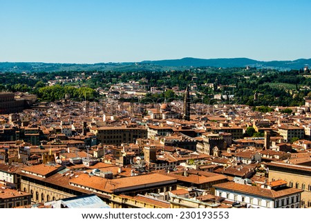 Similar – Image, Stock Photo View of the roofs of Verona from Torre dei Lamberti