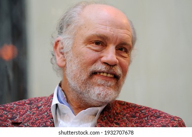 Florence, Italy - January 11 2010: The American Actor John Malkovich Meets The Fans In Public