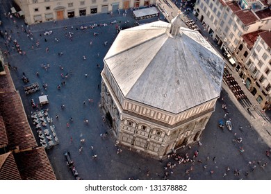 Florence, Italy, June 2012,  Baptistery Bird's Eye View