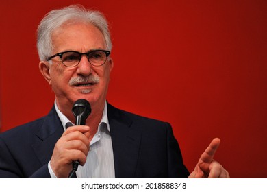 Florence, Italy - May 02 2013: Raffaele Bonanni Speaks During A Meeting Promoted By The Trade Union Association CISL (Italian Confederation Of Trade Unions).