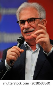 Florence, Italy - May 02 2013: Raffaele Bonanni Speaks During A Meeting Promoted By The Trade Union Association CISL (Italian Confederation Of Trade Unions).