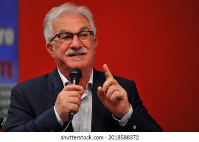 Florence, Italy - May 02 2013: Raffaele Bonanni Speaks During A Meeting Promoted By The Trade Union Association CISL (Italian Confederation Of Trade Unions).