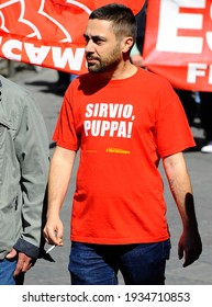 Florence, Italy - May 06 2011: General Strike Called By The CGIL (Italian General Confederation Of Labor) Trade Union