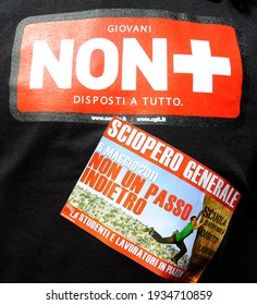 Florence, Italy - May 06 2011: General Strike Called By The CGIL (Italian General Confederation Of Labor) Trade Union