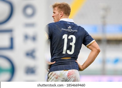 Florence, Italy, November 14 2020 Chris Harris (scotland) During Cattolica Test Match 2020 - Italy Vs Scotland Autumn Nations Cup Rugby Match