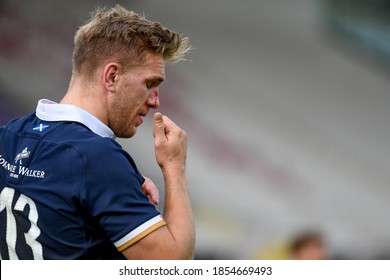 Florence, Italy, November 14 2020 Chris Harris (scotland) During Cattolica Test Match 2020 - Italy Vs Scotland Autumn Nations Cup Rugby Match