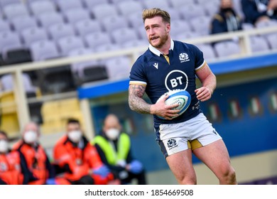 Florence, Italy, November 14 2020 Stuart Hogg (scotland) During Cattolica Test Match 2020 - Italy Vs Scotland Autumn Nations Cup Rugby Match