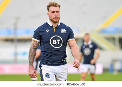 Florence, Italy, November 14 2020 Stuart Hogg (scotland) During Cattolica Test Match 2020 - Italy Vs Scotland Autumn Nations Cup Rugby Match