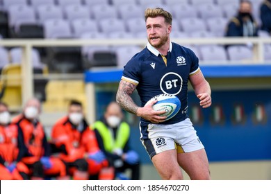 Florence, Italy, November 14 2020 Stuart Hogg (scotland) During Cattolica Test Match 2020 - Italy Vs Scotland Autumn Nations Cup Rugby Match