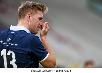 Florence, Italy, November 14 2020 Chris Harris (scotland) During Cattolica Test Match 2020 - Italy Vs Scotland Autumn Nations Cup Rugby Match