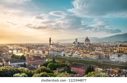 Florence - Italy, Panorama Of Firenze