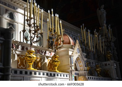 Florence, Italy - September 14, 2016: Santa Maria Novella, Tornabuoni Chapel