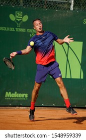FLORENCE, Italy - September 28th 2019: Philipp Kohlschreiber during the ATP Challenger Firenze Tennis Cup semifinal