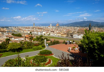 Florence Panorama From The Piazzale Michelangelo