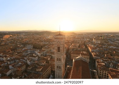 The Florence under the setting sun