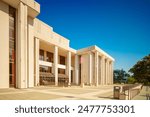 Florida archives building and state library. Downtown Tallahassee Florida USA.