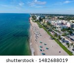 Florida, Deerfield beach from the drone