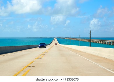 Florida Keys South Highway 1 Scenic In Florida USA