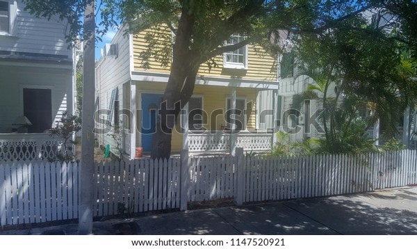 Florida Keys,Florida/United States - 06.09.2018:\
Key West Florida House