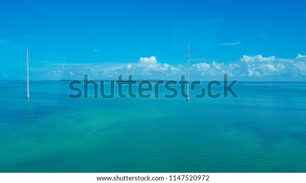 Florida Keys,Florida/United States - 06.09.2018:\
Overseas Highway, Florida Key\
West