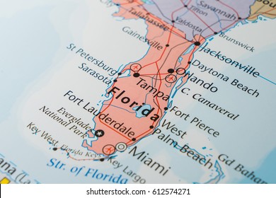 Florida On The Map