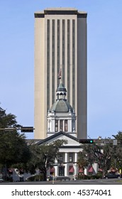 The Florida State Capitol Building in downtown Tallahassee.