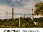 Florida United States Cape Canaveral Kennedy Space Center US Nasa Rockets Trees Bushes Holiday Travel