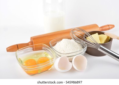 Flour Eggs Milk Butter Stock Photo (Edit Now) 545986897