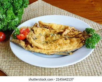 Flour Fried Carp Dish With Chili Sauce                              