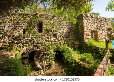 The flour mill in Tel Dan Nature Reserve – an ancient flour mill preserved in its entirety, but not operational today, North Israel