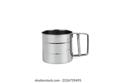 Flour sieve. Sifter for the kitchen. Kitchen sieve. Clean the flour. - Powered by Shutterstock