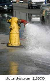 Flow Testing a Fire Hydrant