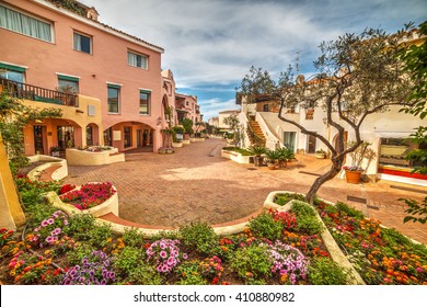 Flower Bed In Porto Cervo, Sardinia