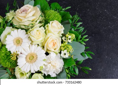 Flower bouquet. Mixed flowers creation. Floral background. - Powered by Shutterstock