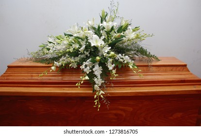 Flower and coffin