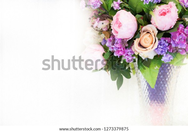 Flower Decorate Vase Stock Photo Edit Now 1273379875