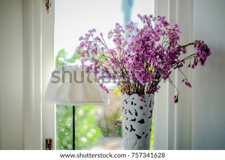 Similar – Acacia bouquet on the table in living room