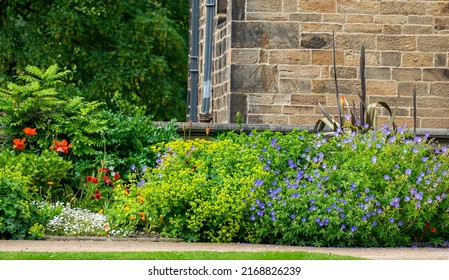 Flower Garden At Gawthorpe Hall