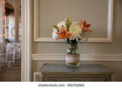 Flower in Glass Jar - Powered by Shutterstock