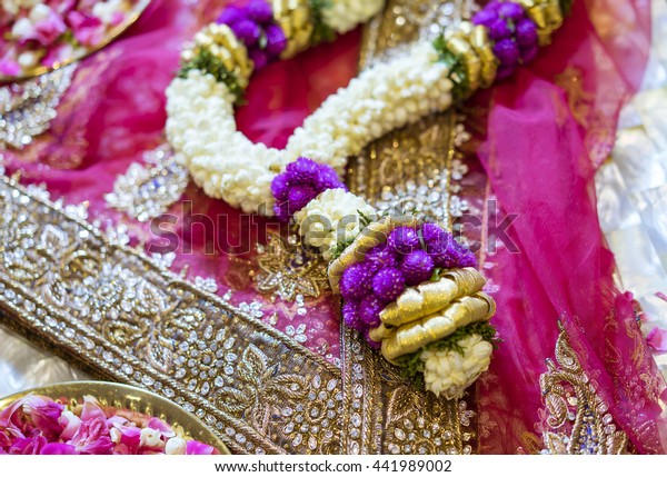 Flower Indian Wedding Garland Stock Photo Edit Now 441989002