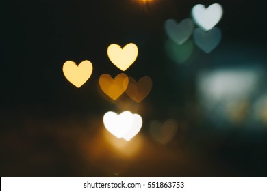 Flower love , heart ,  love , love bokeh , blackground  -vintage style picture and vintage color  - Shutterstock ID 551863753