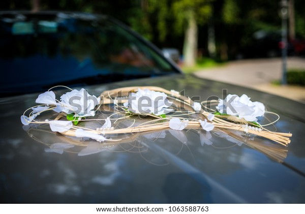 flower on mask\
car