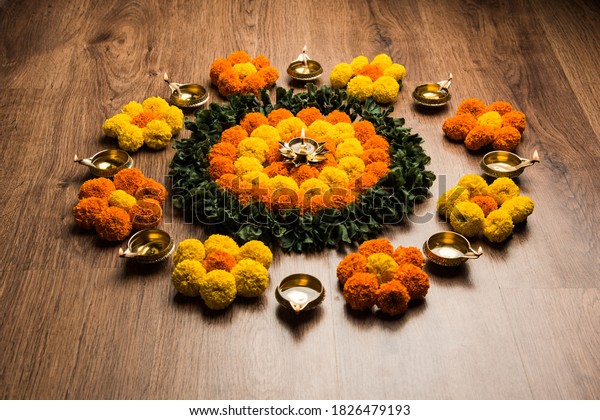 20,251 Flowers Rangoli Images, Stock Photos & Vectors | Shutterstock