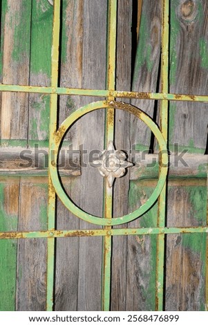 Similar – Image, Stock Photo Rusty window with flower pots