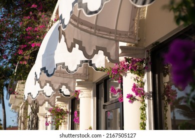 Flower Shop Canopy Or Awning Building Facade